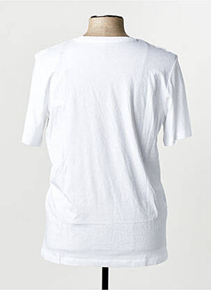 Tricou croială dreaptă mâneci scurte alb JACK & JONES bărbat