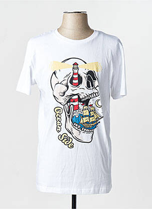 Tricou alb JACK & JONES homme
