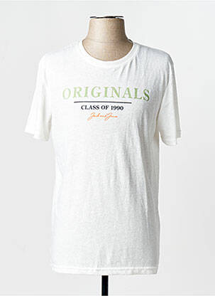 Tricou alb JACK & JONES homme