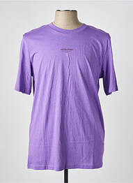 Tricou mâneci scurte mâneci scurte violet JACK & JONES homme