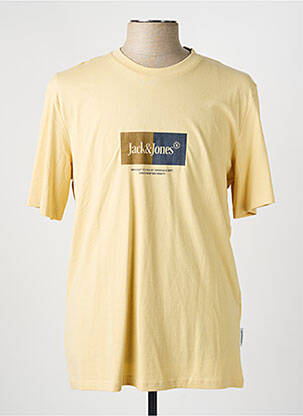 Tricou galben JACK & JONES bărbat