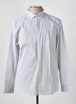 Cămașă cu mâneci lungi alb JACK & JONES homme