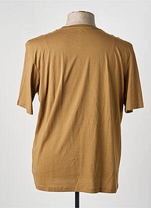 Tricou mâneci scurte mâneci scurte maro JACK & JONES bărbat