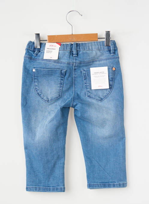 Blugi cu croială slim albastru S.OLIVER fille
