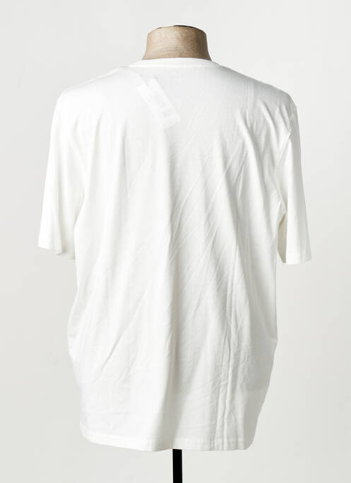 Tricou guler rotund mâneci scurte alb JACK & JONES homme