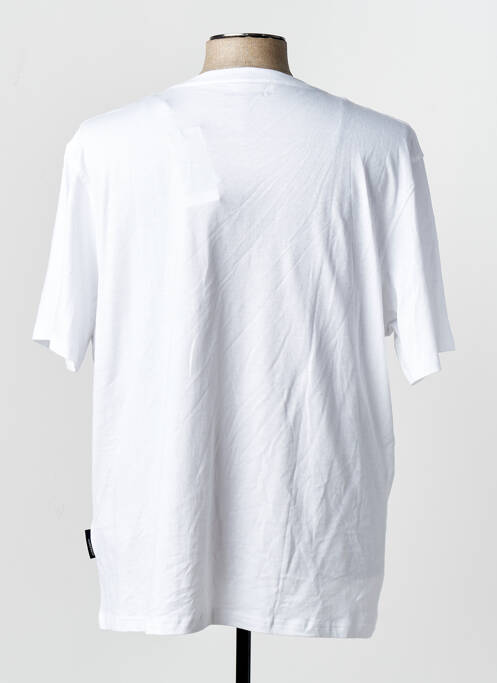Tricou guler rotund mâneci scurte alb JACK & JONES homme