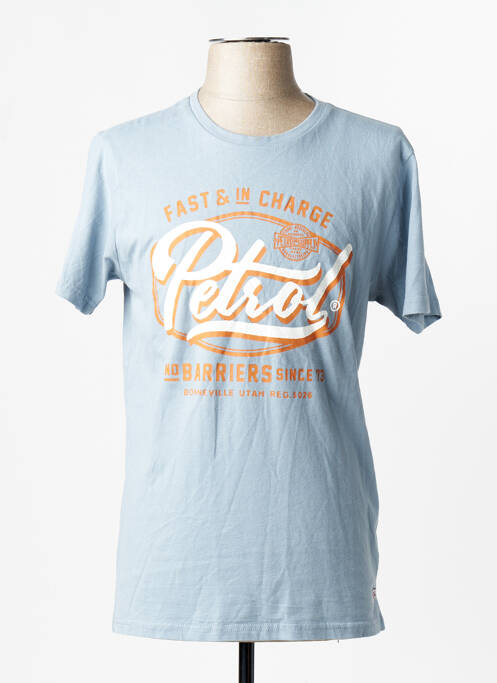 Tricou albastru PETROL INDUSTRIES homme