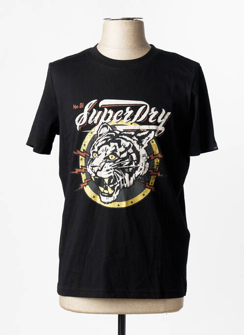 Tricou negru SUPERDRY femme