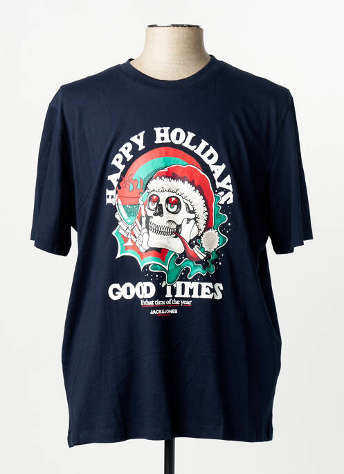 Tricou albastru JACK & JONES homme