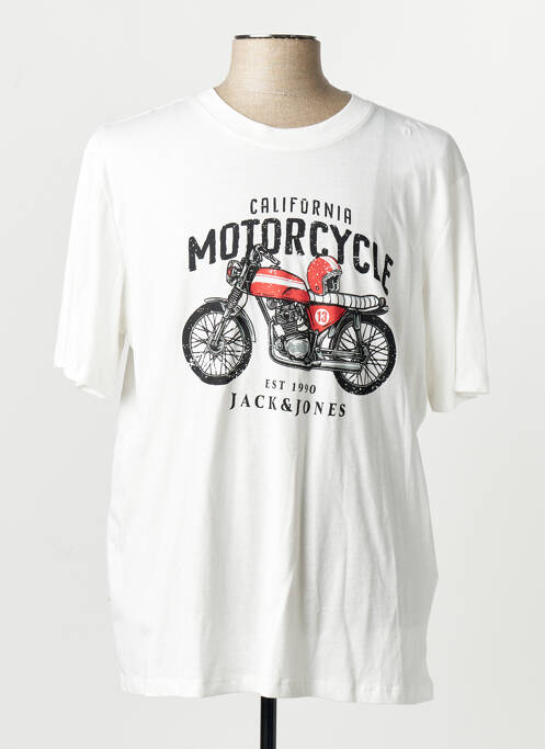 Tricou alb JACK & JONES homme