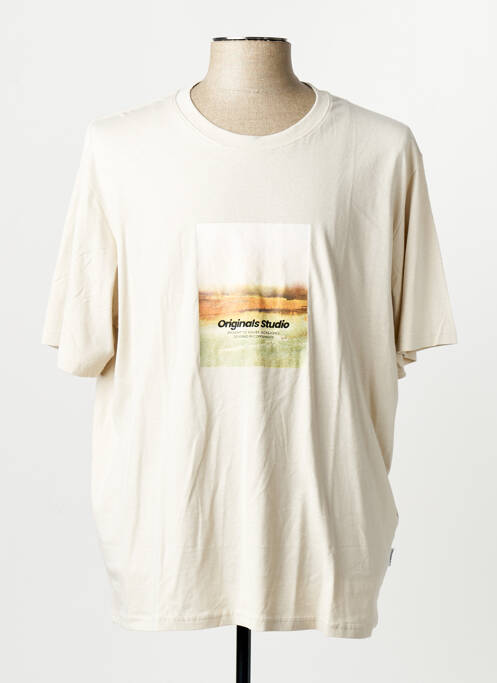 Tricou bej JACK & JONES homme