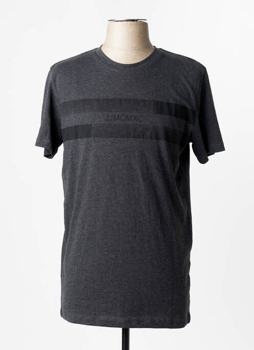 Tricou croială dreaptă mâneci scurte gri JACK & JONES homme