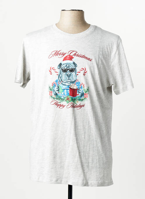 Tricou alb JACK & JONES homme
