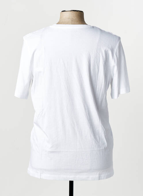 Tricou croială dreaptă mâneci scurte alb JACK & JONES homme