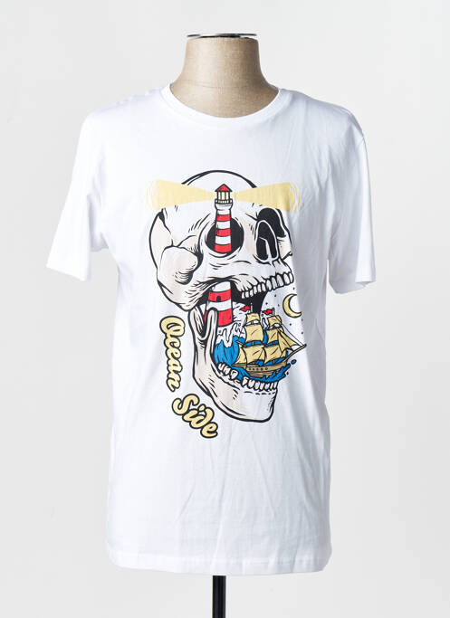 Tricou alb JACK & JONES homme