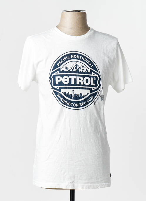 Tricou alb PETROL INDUSTRIES homme