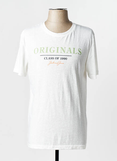 Tricou alb JACK & JONES homme
