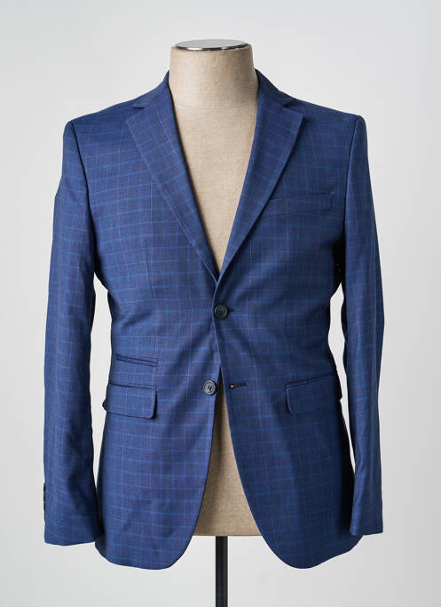 Sacou guler tip costum albastru SELECTED homme