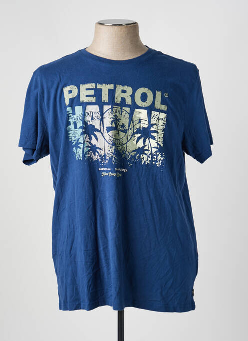 Tricou albastru PETROL INDUSTRIES homme