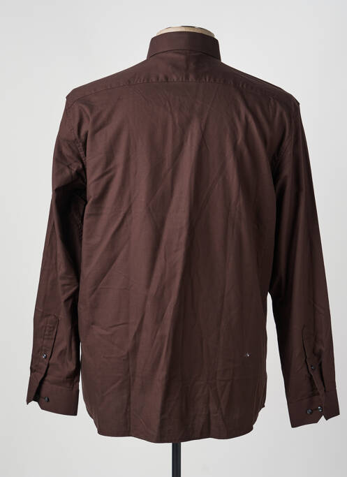 Cămașă cu mâneci lungi maro JACK & JONES homme