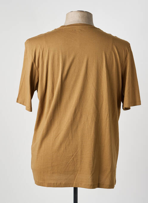 Tricou mâneci scurte mâneci scurte maro JACK & JONES homme