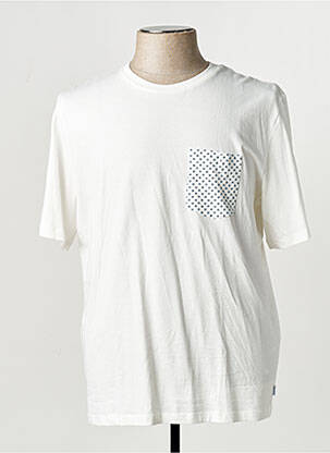 Tricou alb JACK & JONES bărbat