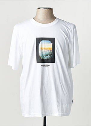 Tricou alb JACK & JONES bărbat
