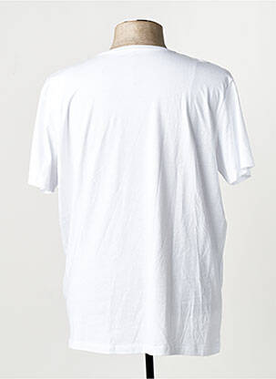Tricou croială dreaptă alb JACK & JONES bărbat