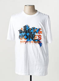 Tricou mâneci scurte mâneci scurte alb JACK & JONES homme