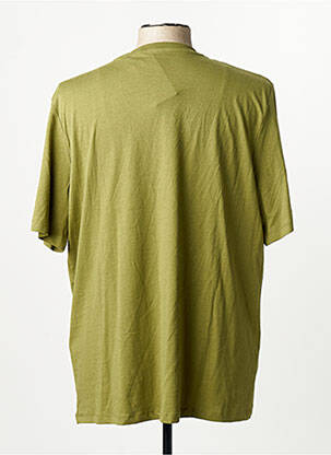 Tricou guler rotund verde JACK & JONES bărbat