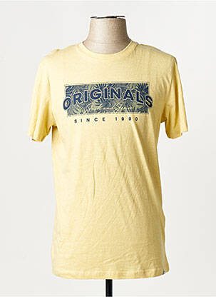 Tricou galben JACK & JONES homme