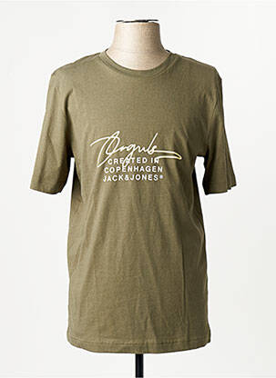Tricou verde JACK & JONES bărbat