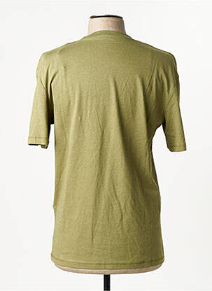 Tricou guler rotund verde JACK & JONES bărbat