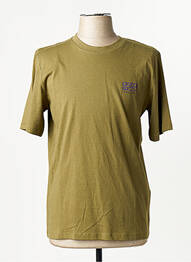 Tricou croială dreaptă mâneci scurte verde JACK & JONES bărbat