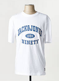 Tricou alb JACK & JONES bărbat
