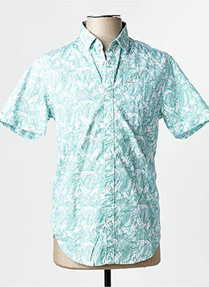 Cămașă cu mâneci scurte verde GARCIA homme