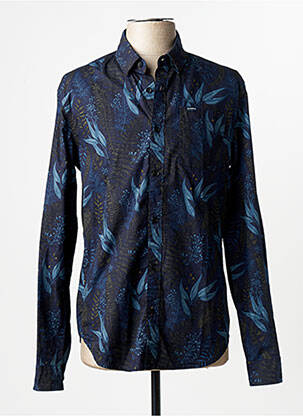 Cămașă cu mâneci lungi albastru GARCIA homme