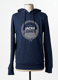 Hanorac cu glugă mâneci lungi mâneci lungi albastru JACK & JONES homme