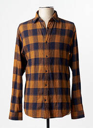 Cămașă cu mâneci lungi maro JACK & JONES homme