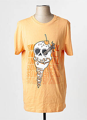 Tricou portocalie JACK & JONES bărbat