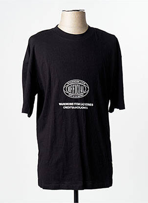 Tricou negru JACK & JONES bărbat