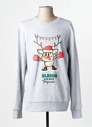 Pulover gri JACK & JONES bărbat