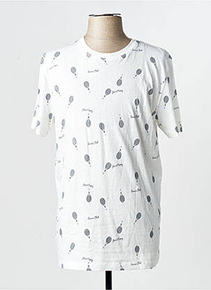 Tricou alb JACK & JONES bărbat