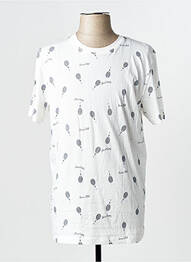 Tricou alb JACK & JONES bărbat