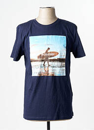 Tricou albastru JACK & JONES bărbat