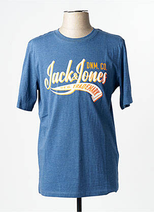 Tricou albastru JACK & JONES bărbat