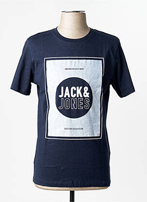 Tricou albastru JACK & JONES bărbat