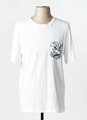 Tricou alb JACK & JONES bărbat