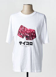 Tricou alb JACK & JONES bărbat