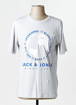 Tricou gri JACK & JONES bărbat
